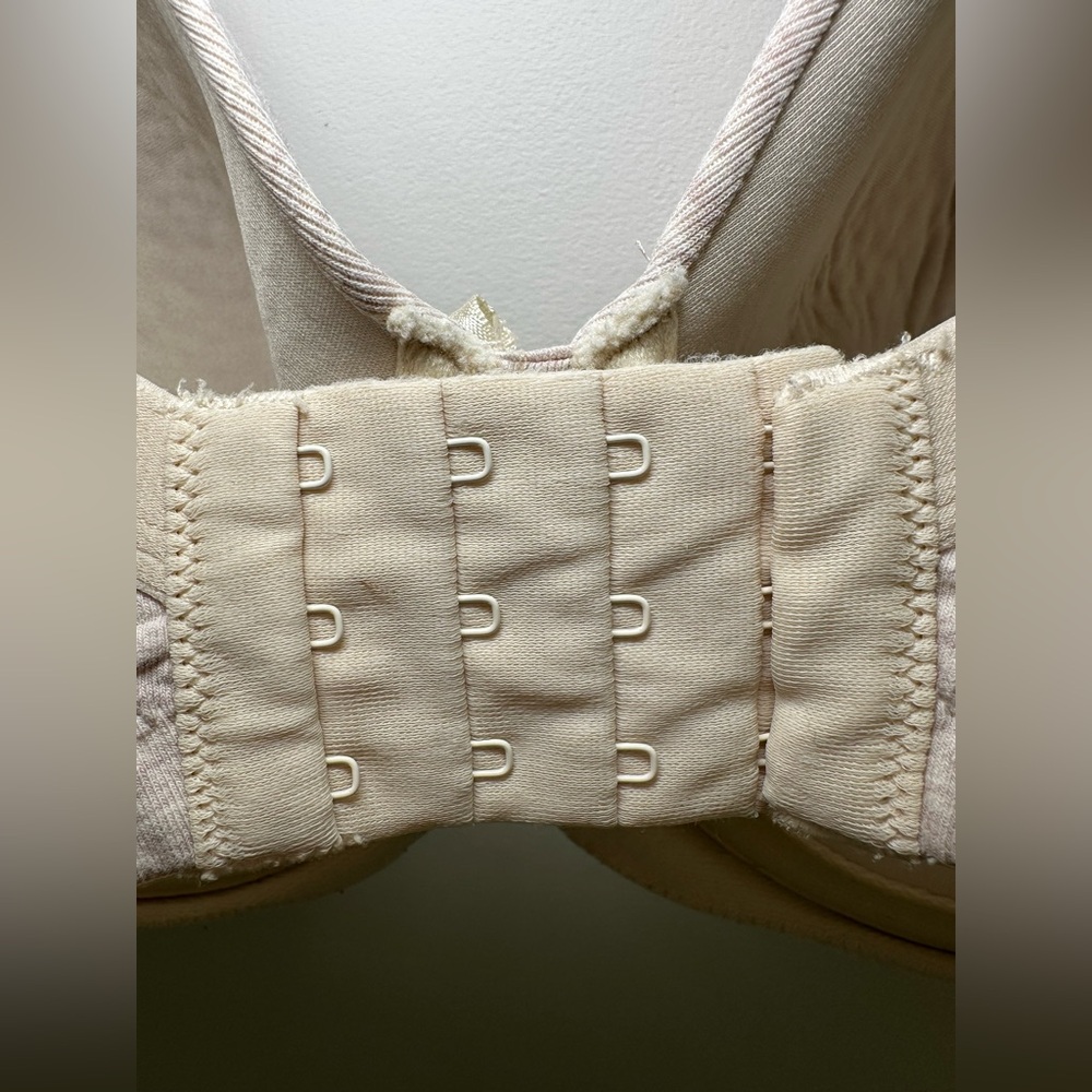 Ambrielle Organic Cotton Soft Basic Bra Beige Cre… - image 6